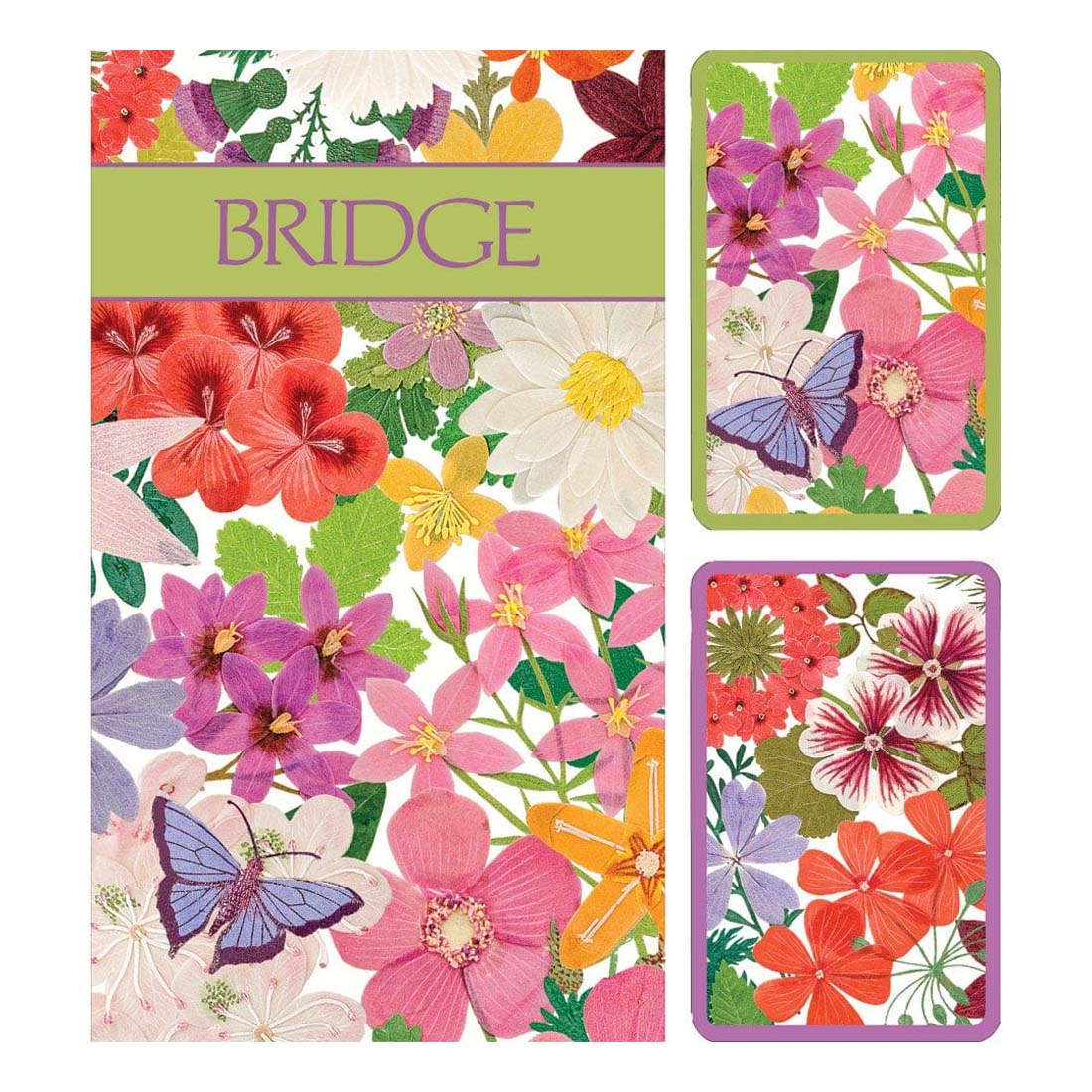 Halsted Floral Large Type Bridge Gift Set