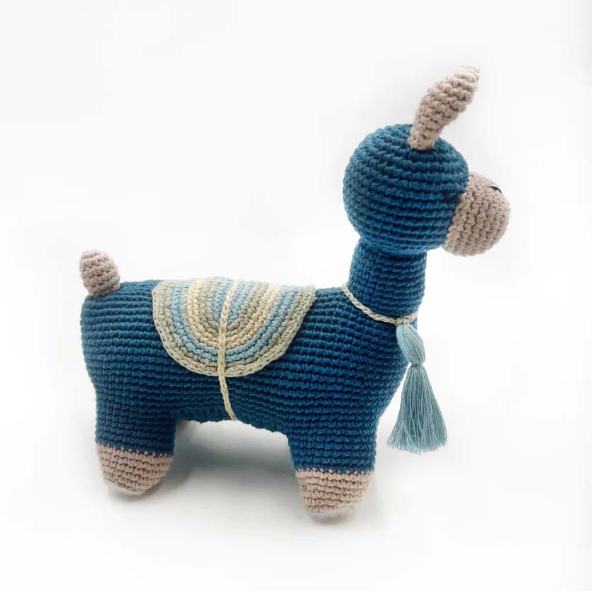 Blue Llama Plush Toy