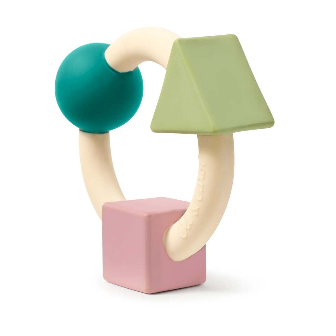 Bauhaus Pastel Colors Teething Ring