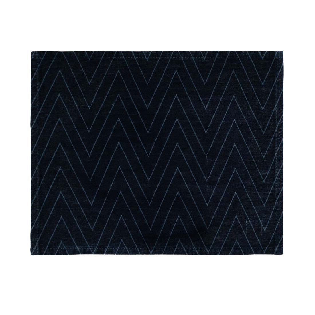 Herringbone Pinstripe Denim Placemat