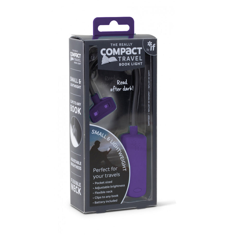 Purple Really Compact Travel Book Light