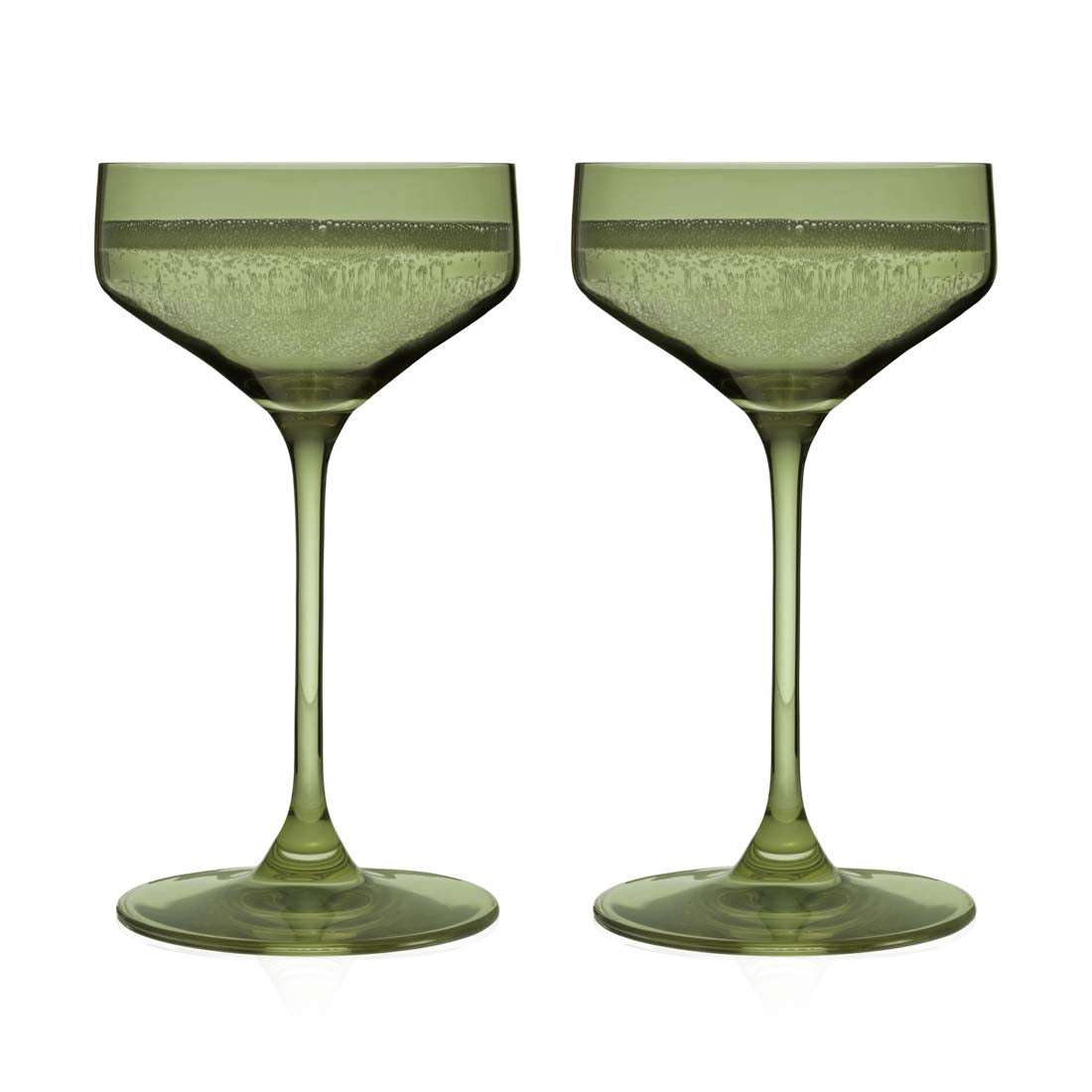 Sage Nouveau Crystal Glass Set