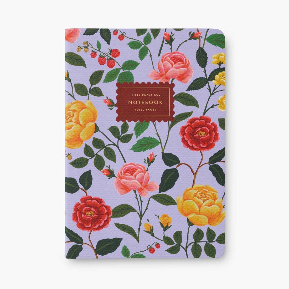 Roses Stitched Notebook Set