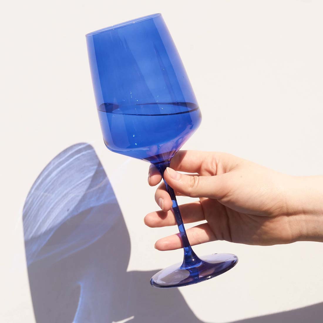 Cobalt Nouveau Wine Glass Set