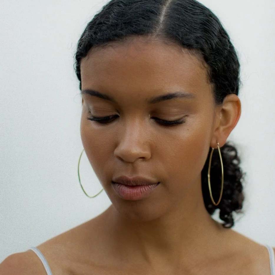 Mango Brass Hoops