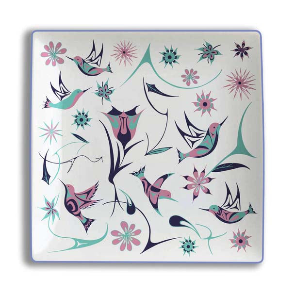 Hummingbirds Serving Plate