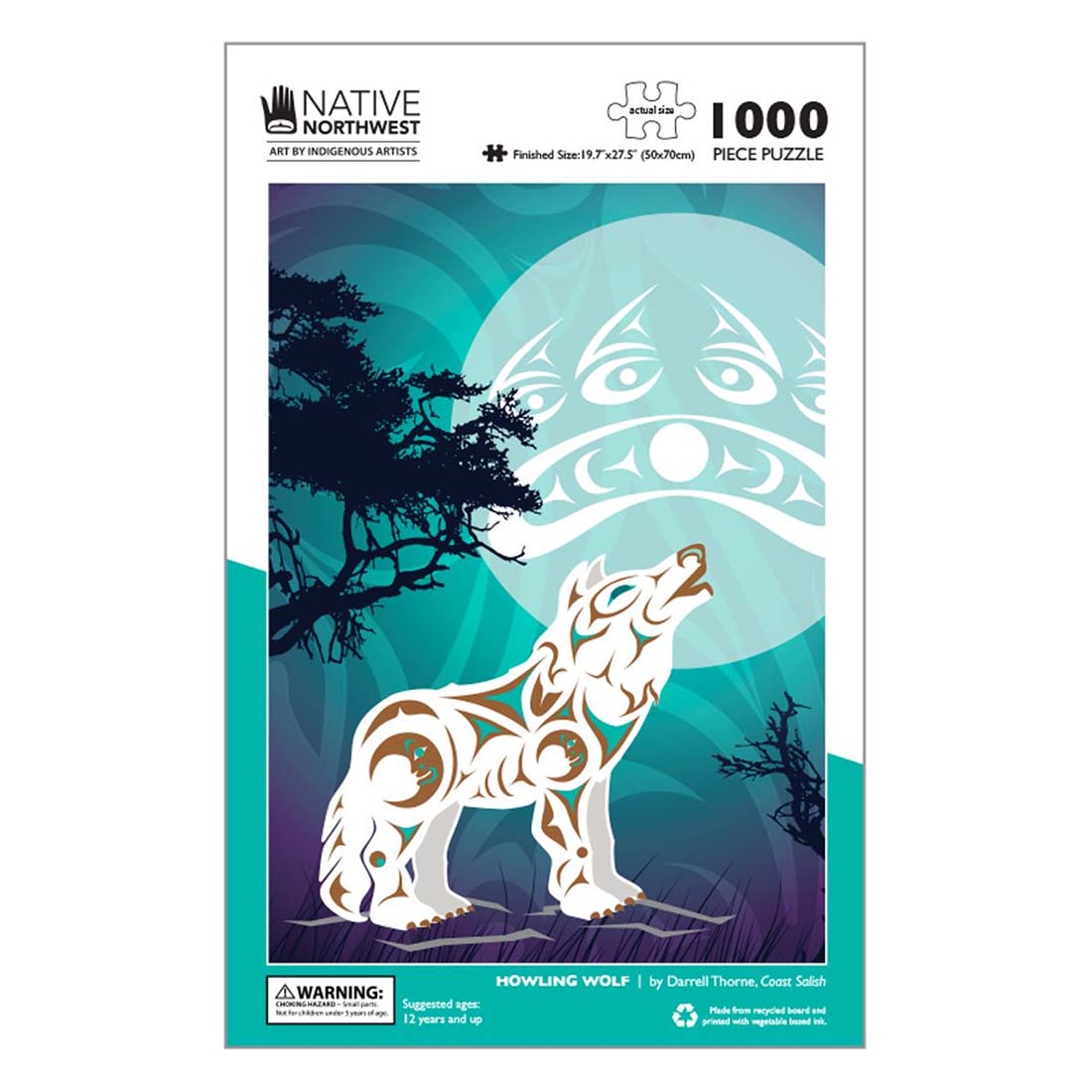 Howling Wolf 1000 Piece Jigsaw Puzzle