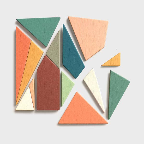 Mello Colorgram Wooden Tangram Puzzle
