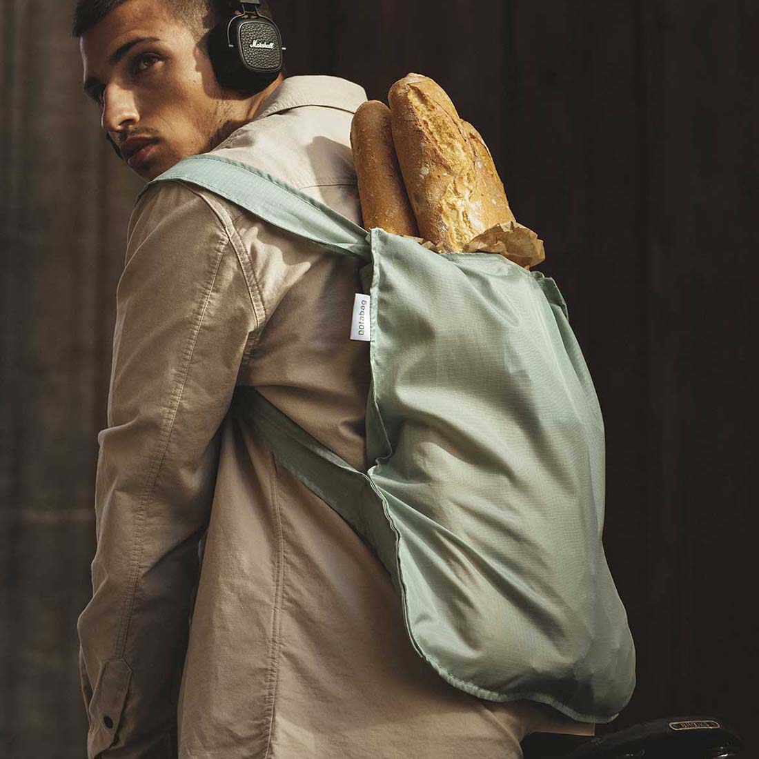 Sage Recycled Tote Backpack