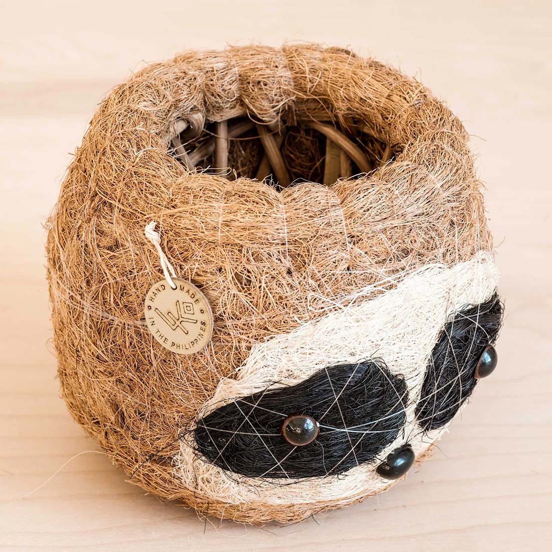 Small Sloth Coco Coir Planter