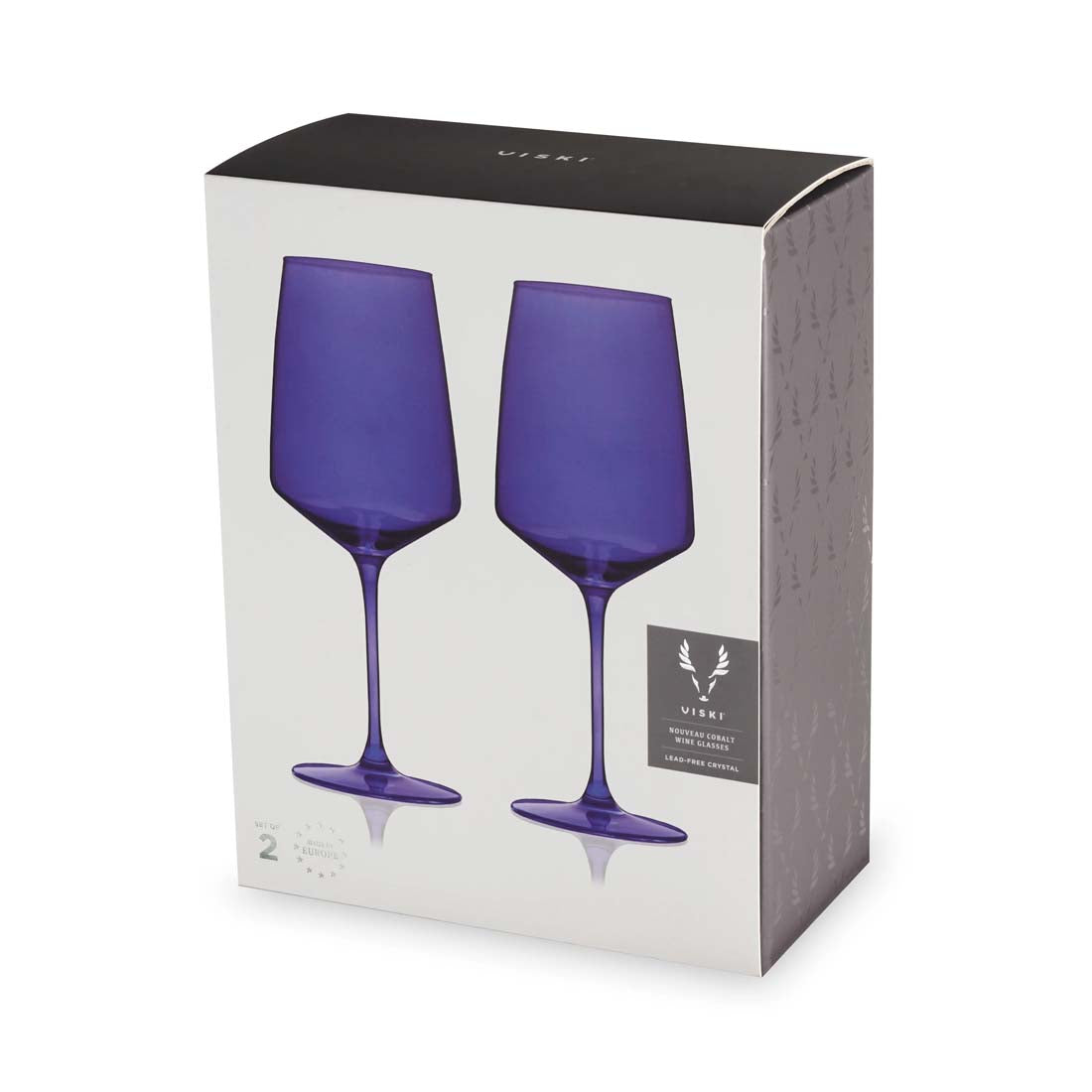 Cobalt Nouveau Wine Glass Set