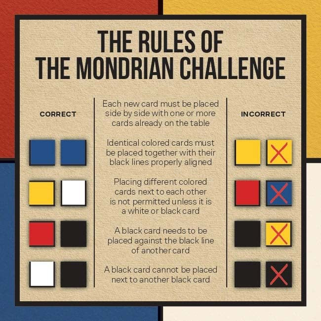 The Mondrian Challenge Game
