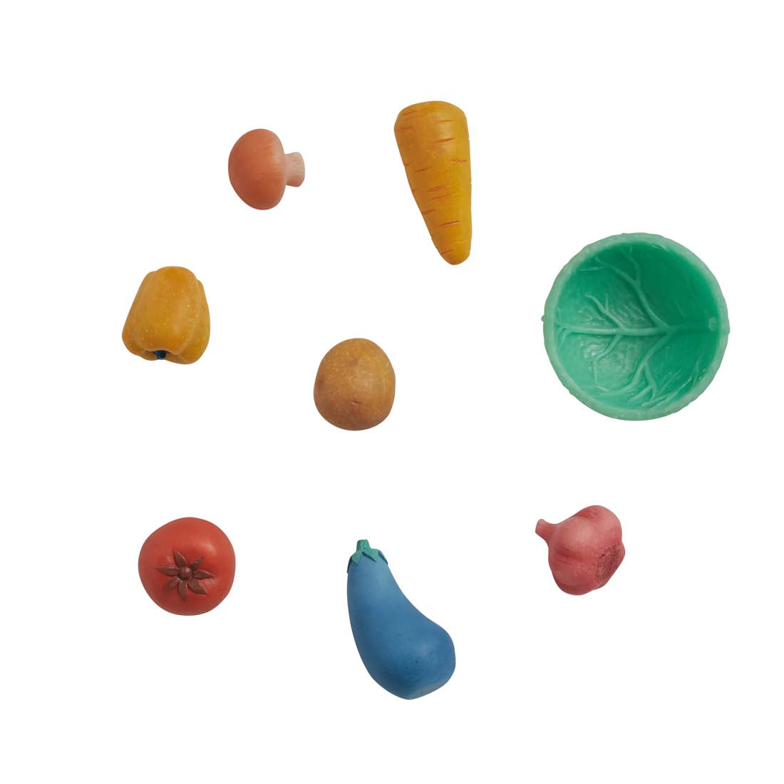 Vibrant Veggies Tubbles Sensory Stones