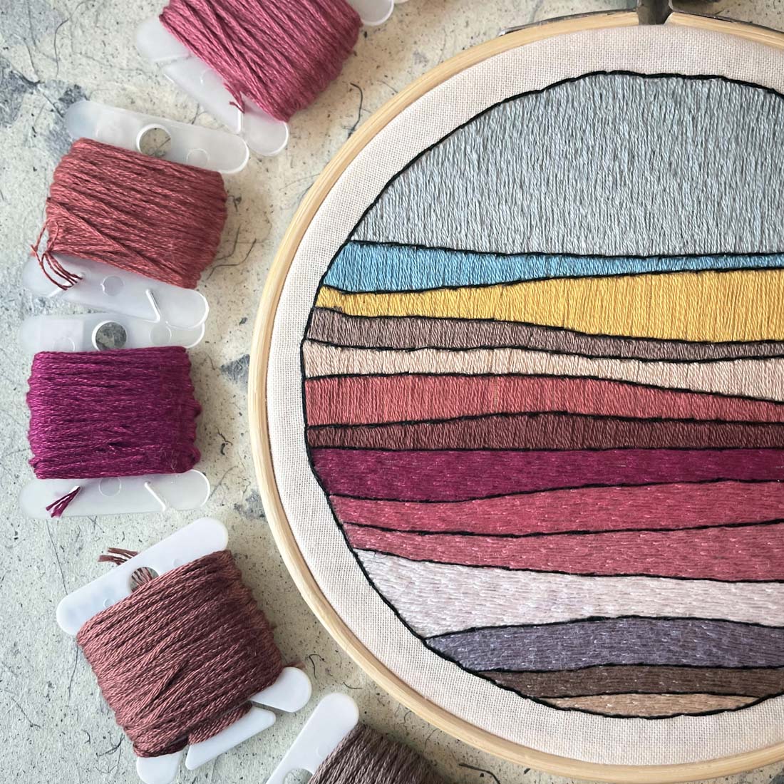 DIY Landscape No.2 Embroidery Kit