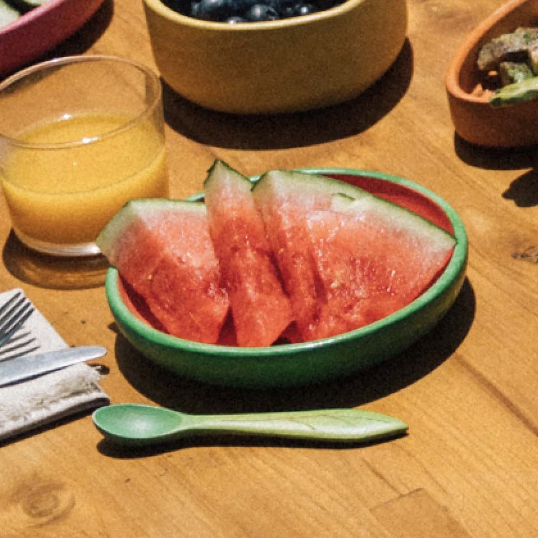 Wally The Watermelon Plate & Spoon Set