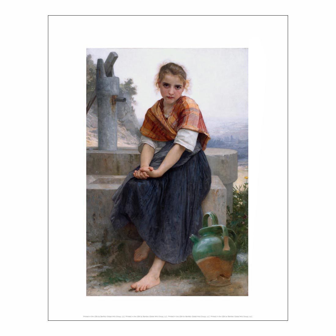 William Bouguereau The Broken Pitcher Print