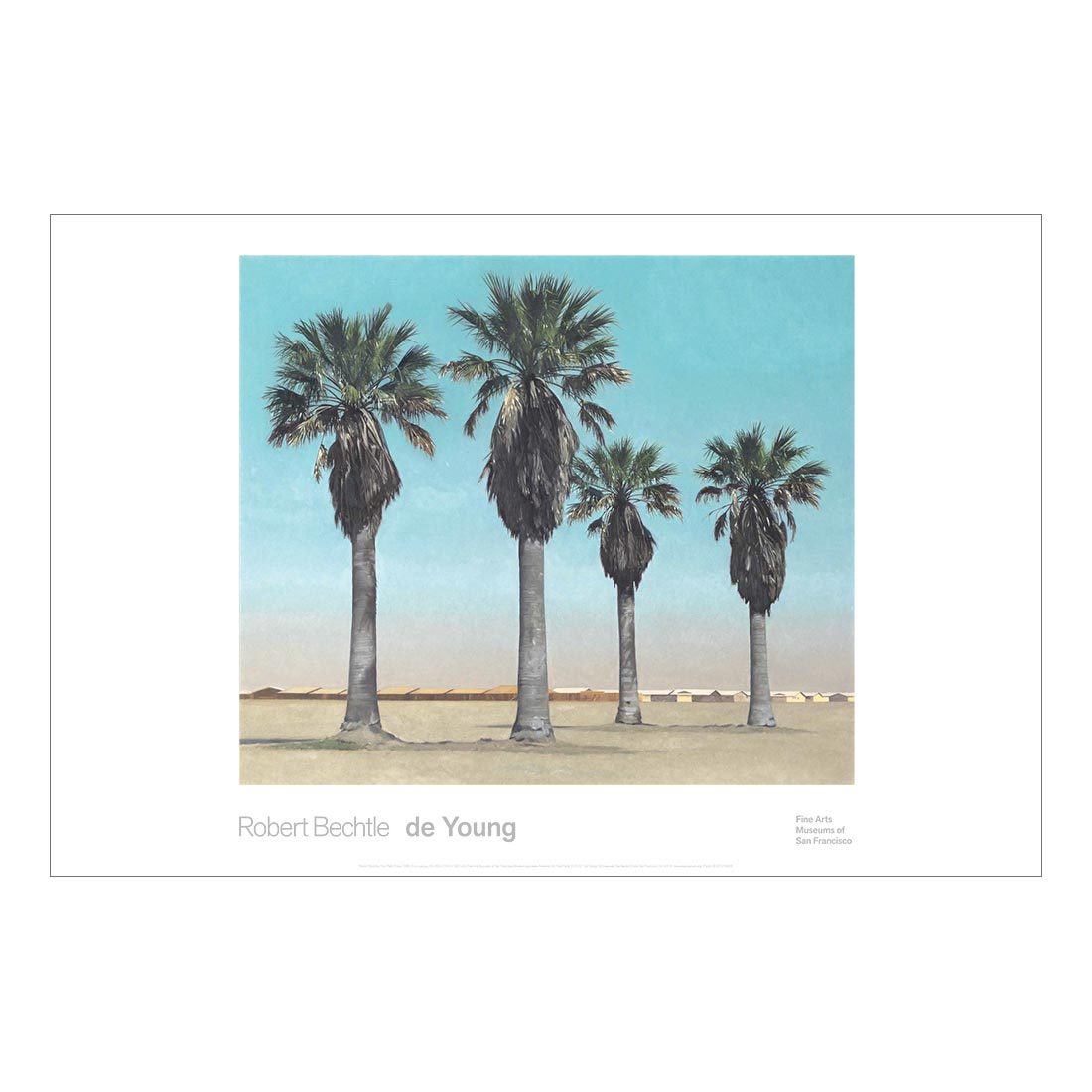 Robert Bechtle Four Palm Trees Poster