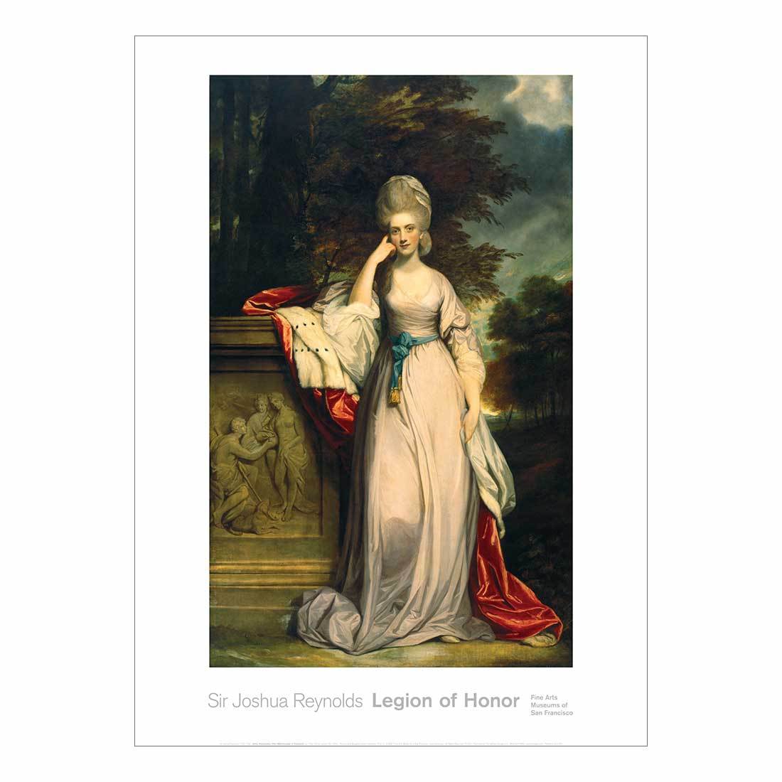 Sir Joshua Reynolds Anne, Viscountess (then Marchioness) of Townsend Poster