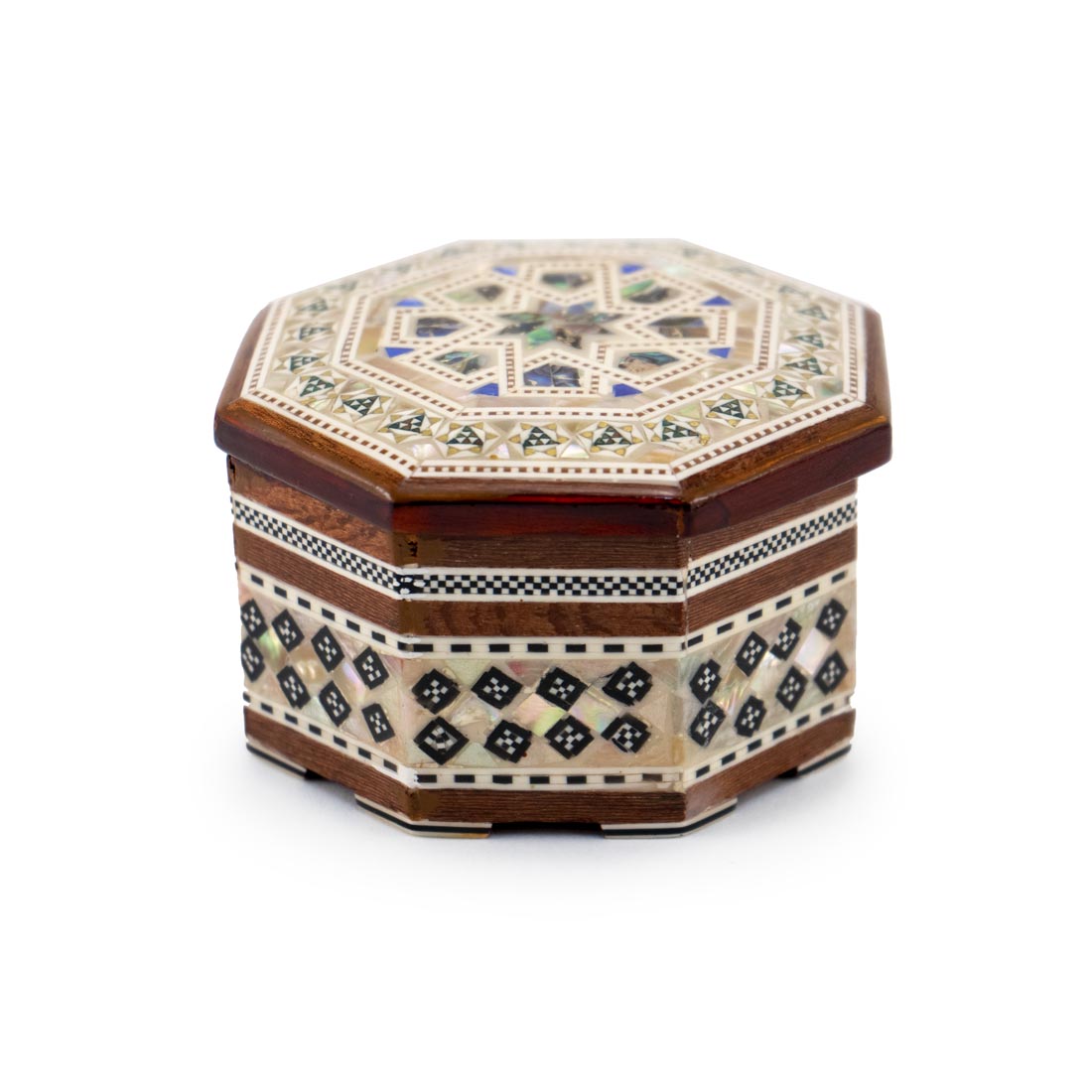 Mother of Pearl Octagon Box