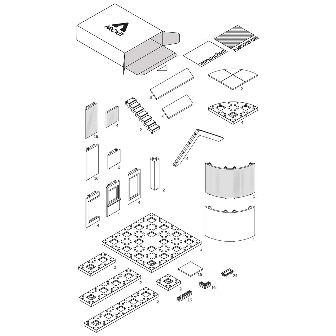 Architect Scale House Building Kit