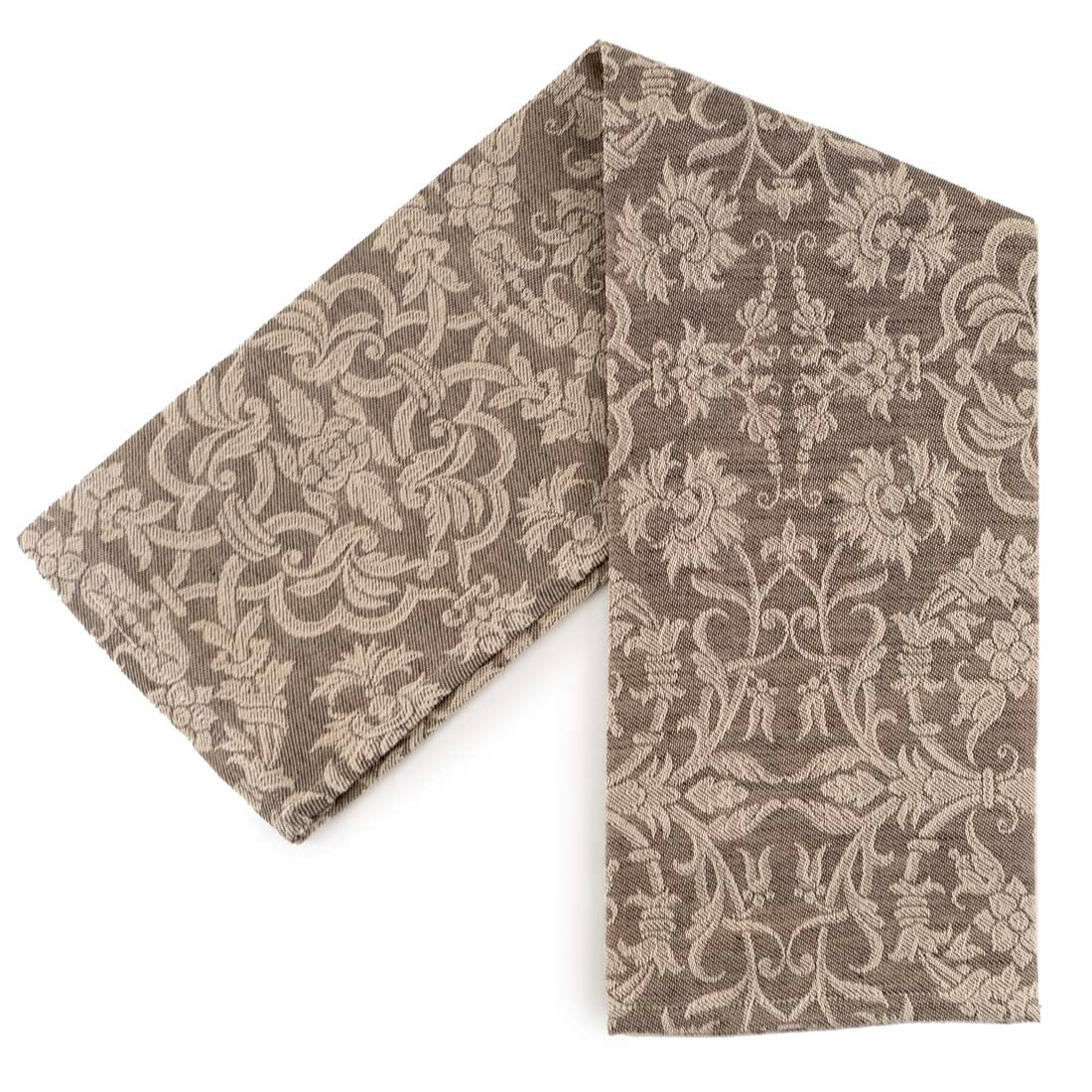 Grey Imperial Jacquard Italian Linen Towel