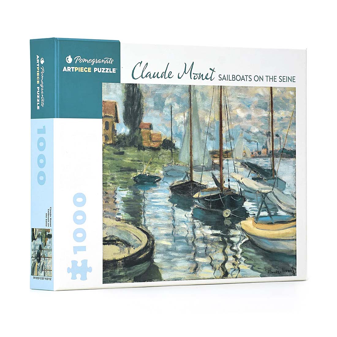 Monet Sailboats on the Seine 1000-Piece Jigsaw Puzzle