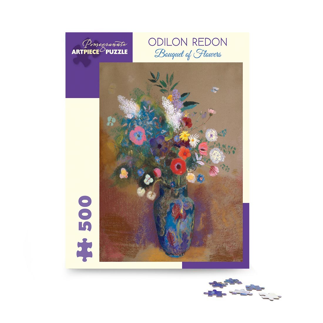 Odilon Redon Bouquet of Flowers 500-Piece Jigsaw Puzzle