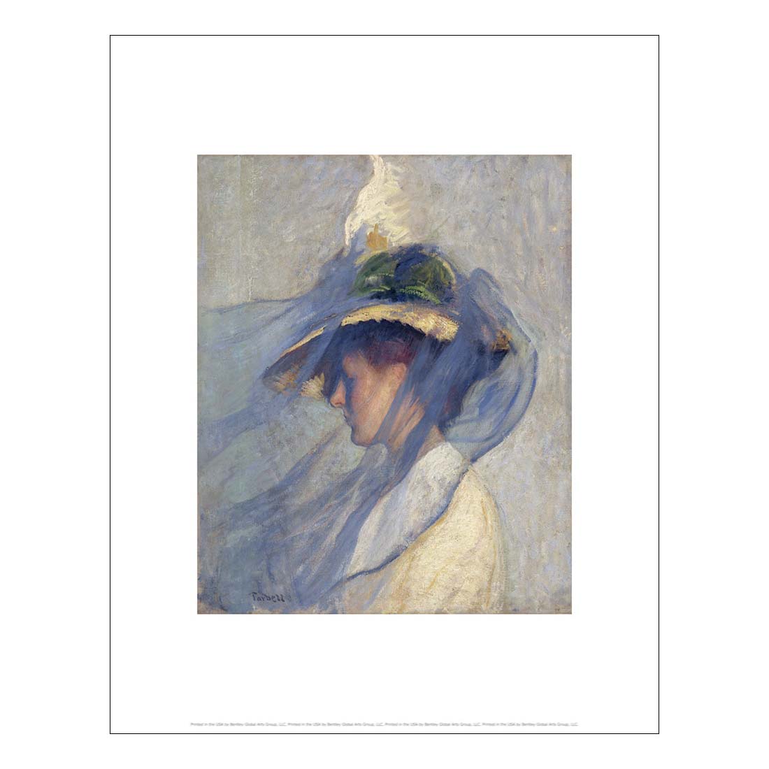 Tarbell Blue Veil Print