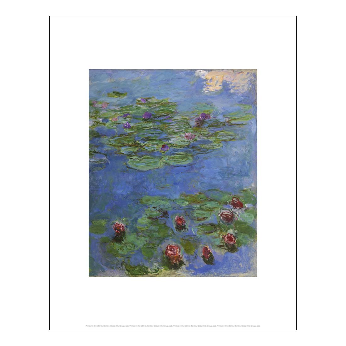 Monet Water Lilies Print