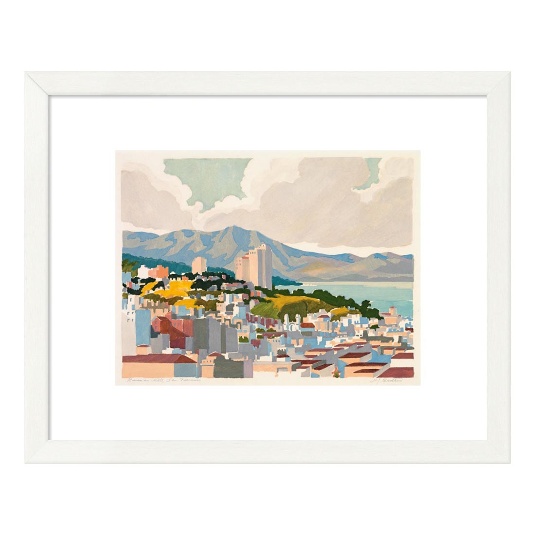 Brothers Russian Hill Framed Print