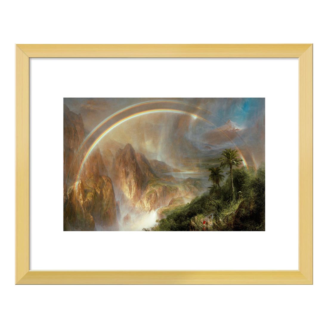 Church Rainy Season in the Tropics Framed Print