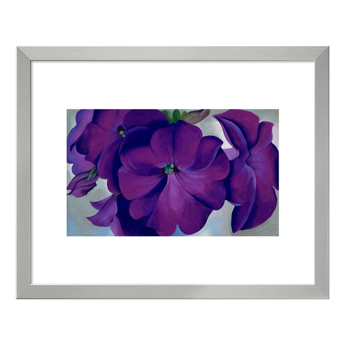 O'Keeffe Petunias Framed Print - de Young & Legion of Honor Museum