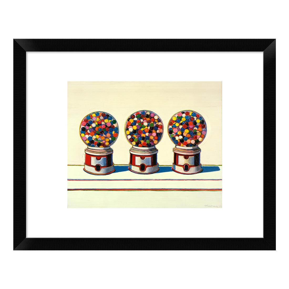 Thiebaud Three Machines Framed Print