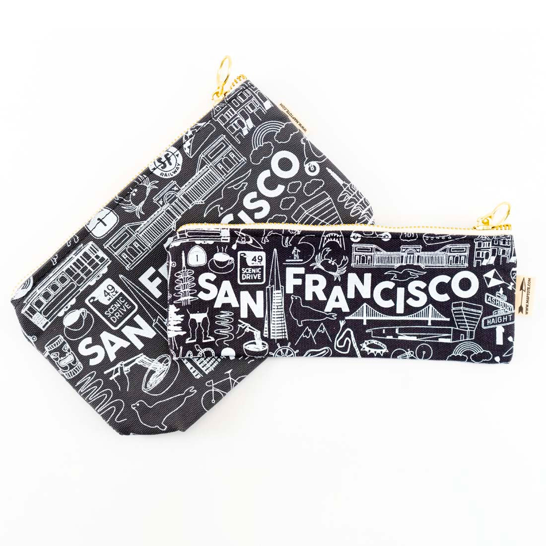 San Francisco Icons Zip Pouch