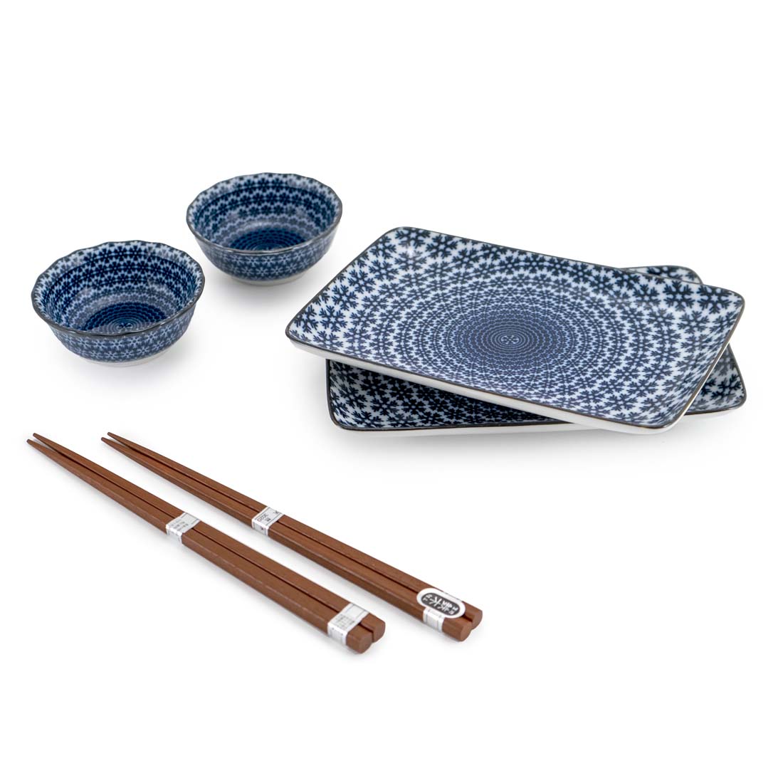 vancasso Haruka 8-Piece Sushi Set Gift Box Porcelain Japanese