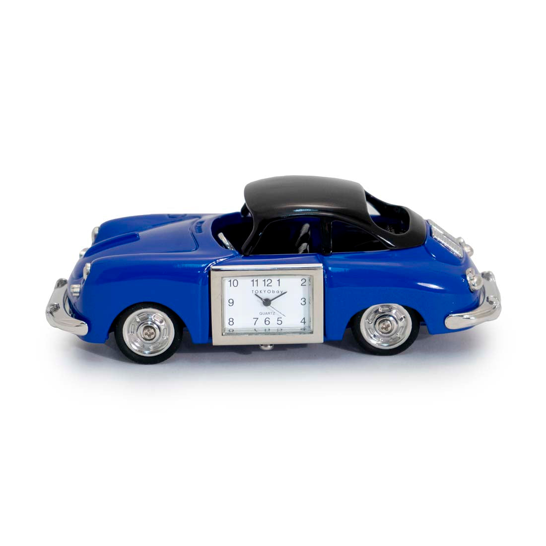 Blue Vintage Car Clock