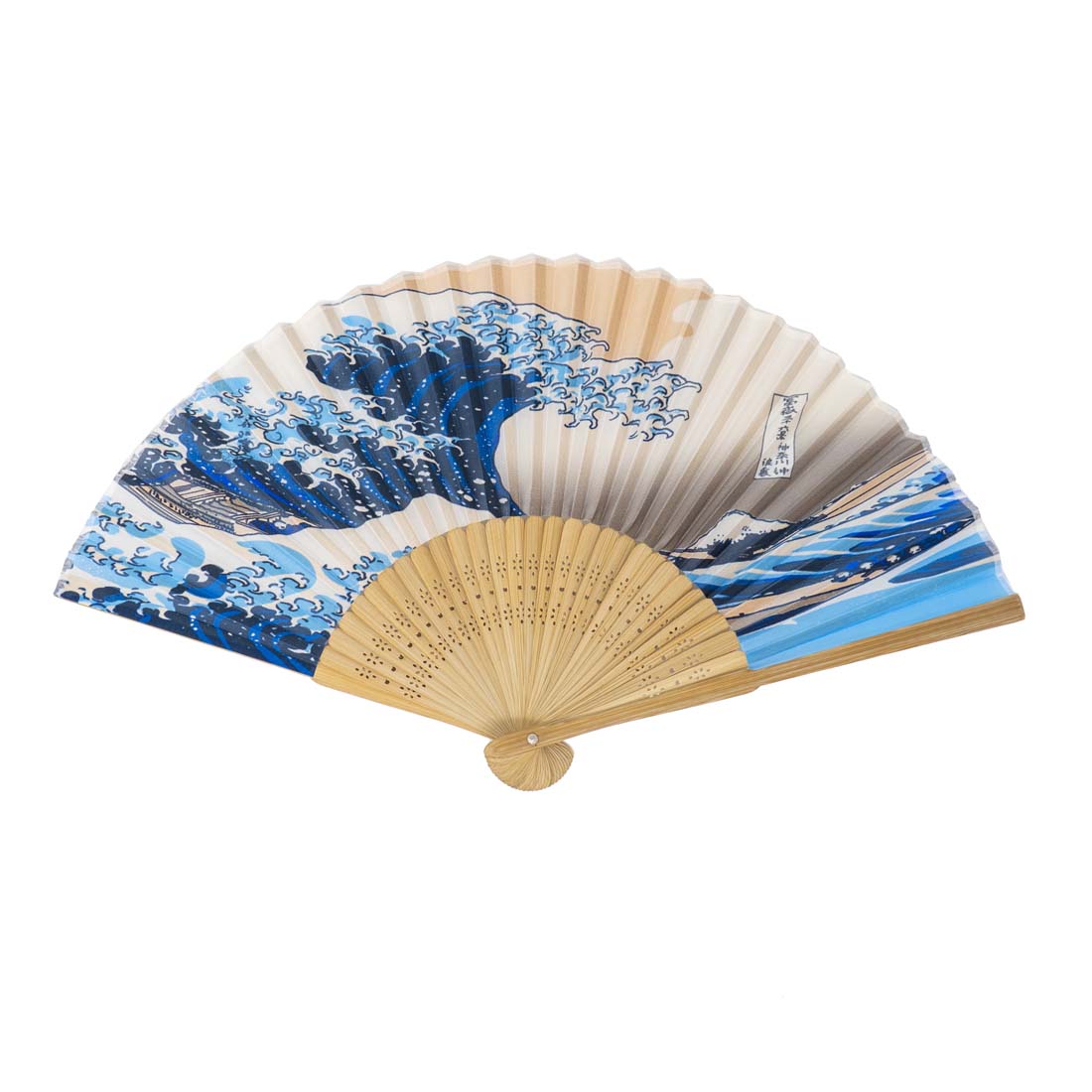 Great Wave Folding Fan