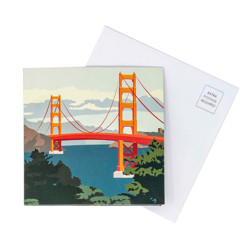 San Francisco Treasures Pop-Up Card - de Young & Legion of Honor