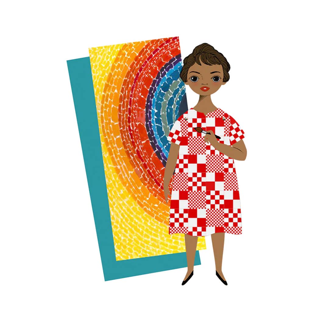 Alma Thomas Mailable Paper Doll