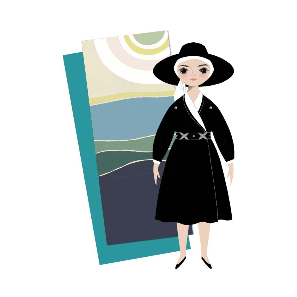 Georgia O&#39;Keeffe Mailable Paper Doll