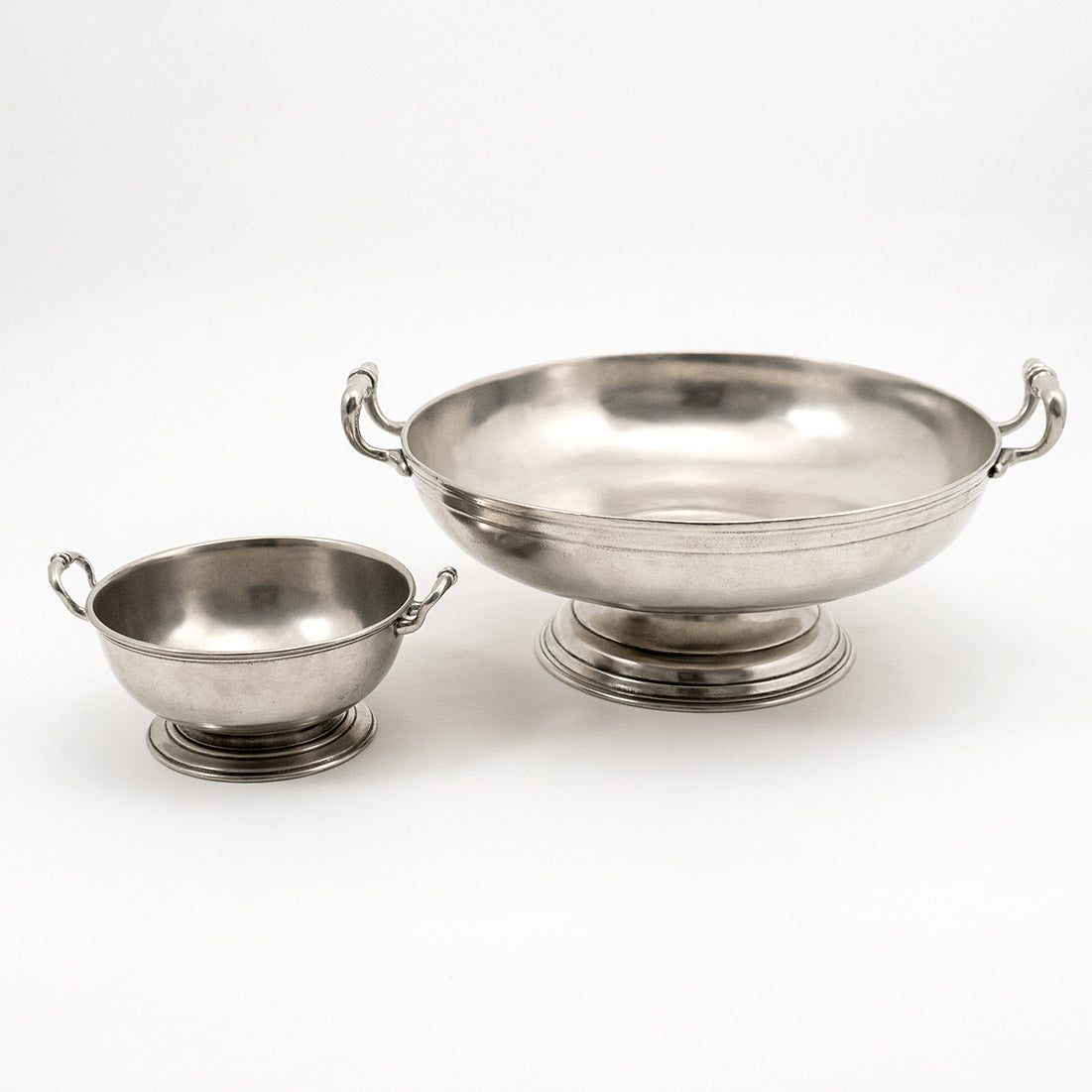 Peltro Piccolo Two-Handled Pewter Bowl
