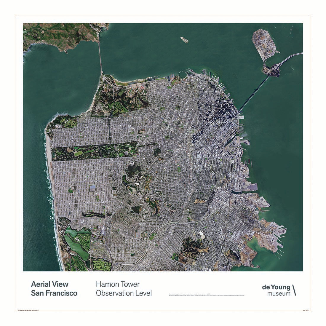 Aerial View of San Francisco Poster
