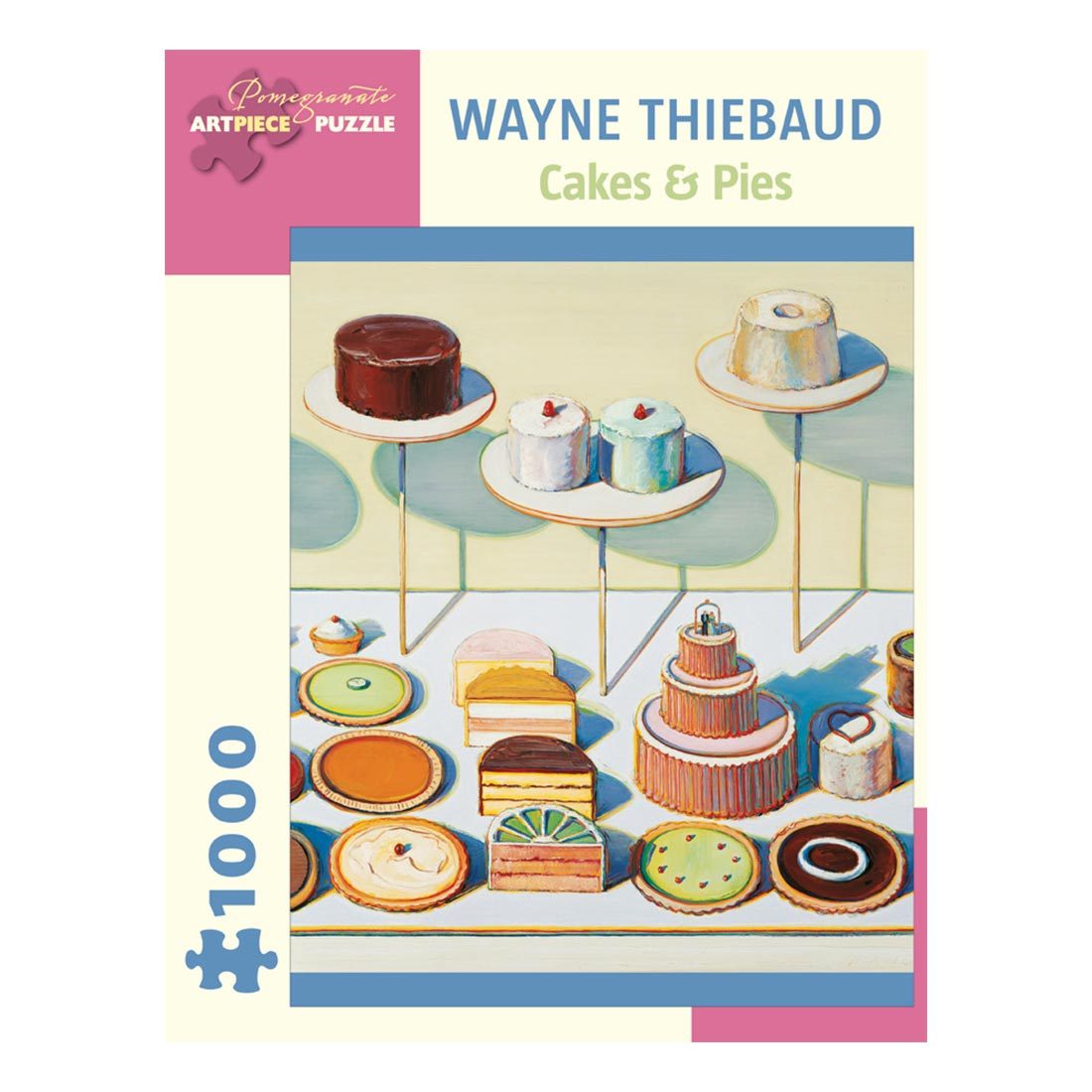 Thiebaud Cakes and Pies 1000-Piece Jigsaw Puzzle