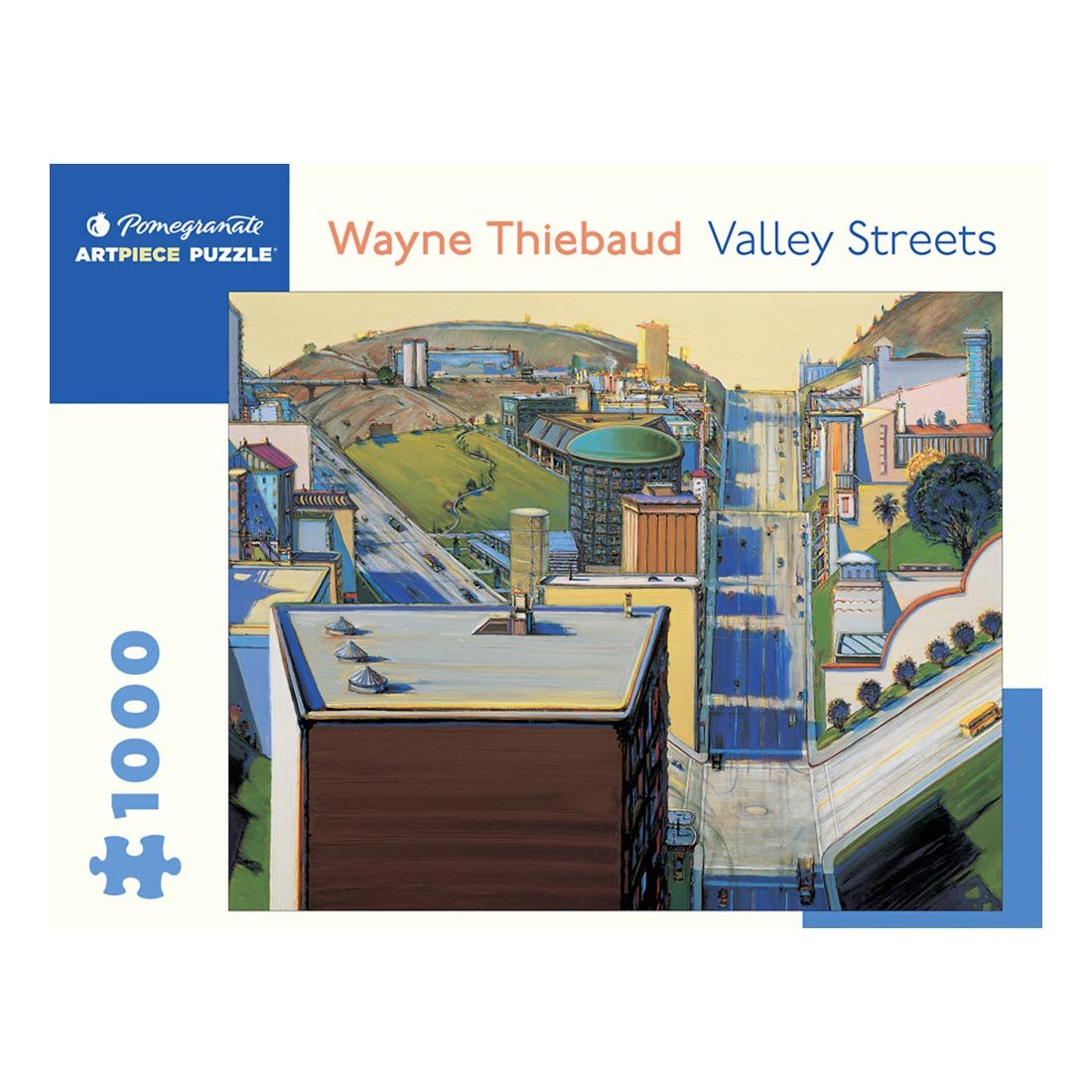 Thiebaud Valley Streets 1000-Piece Jigsaw Puzzle